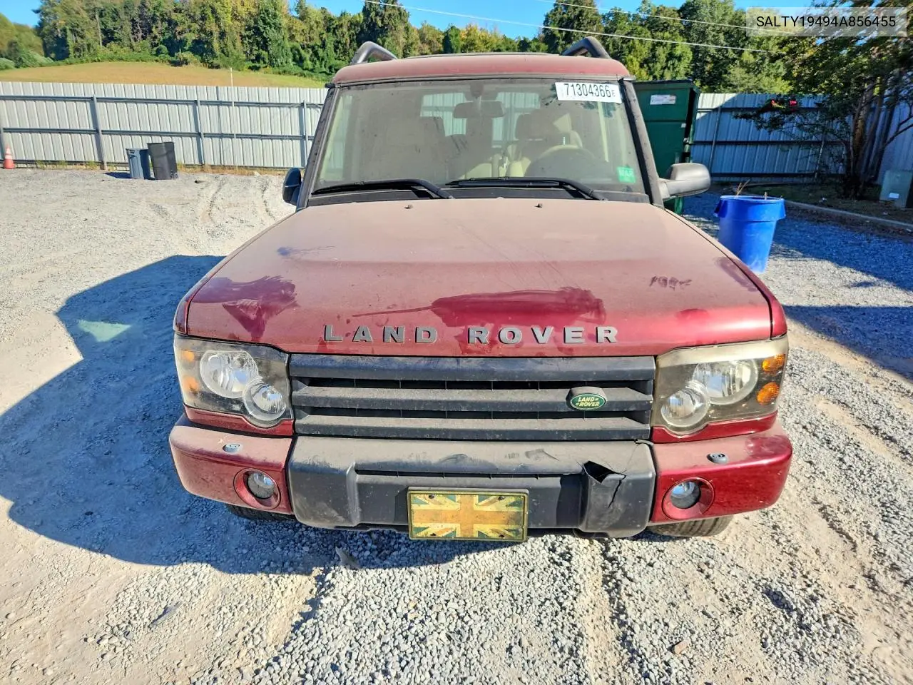 2004 LAND ROVER DISCOVERY VIN SALTY19494A856455 — фото 5