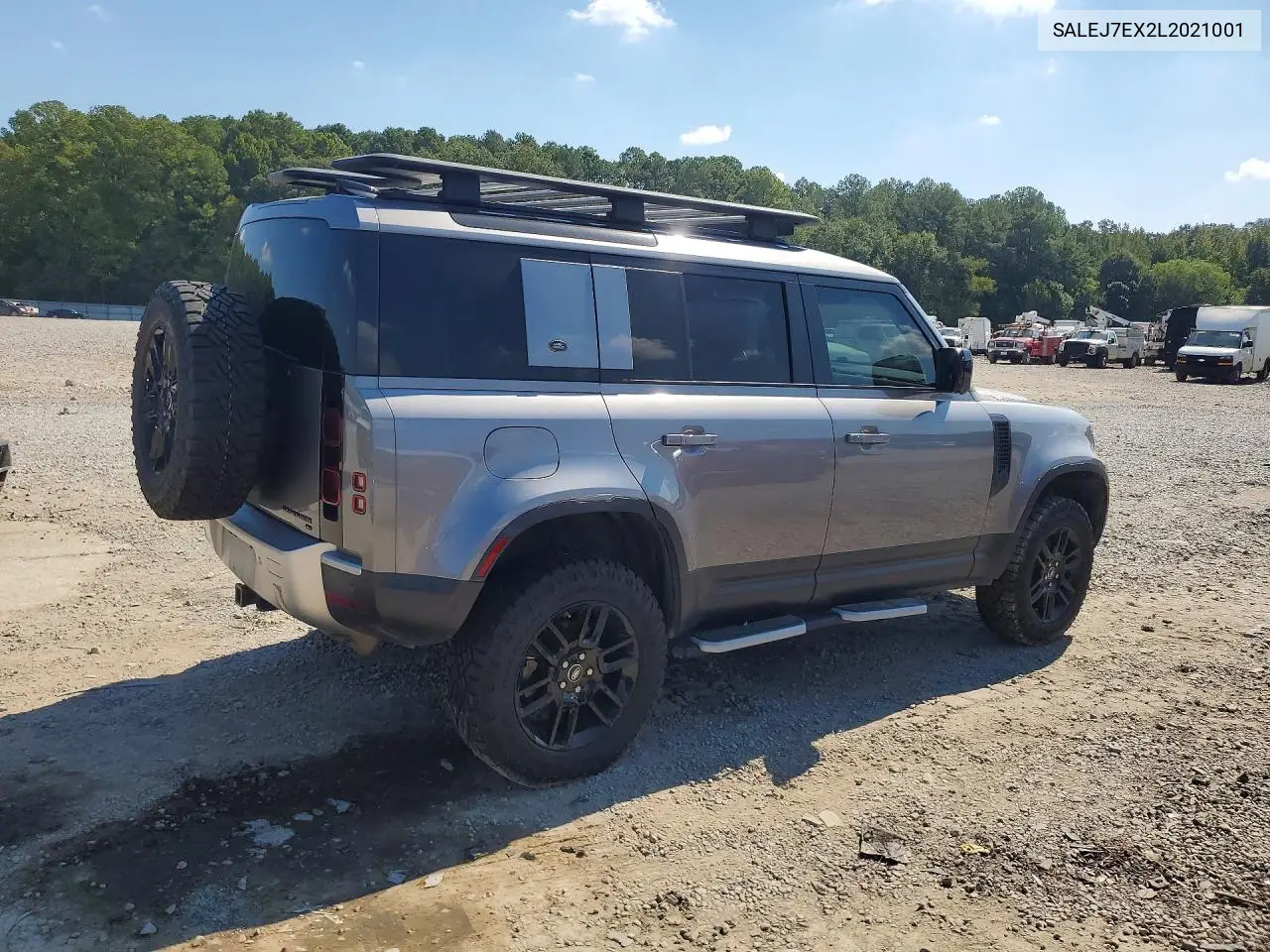 2020 LAND ROVER DEFENDER VIN SALEJ7EX2L2021001 — фото 3