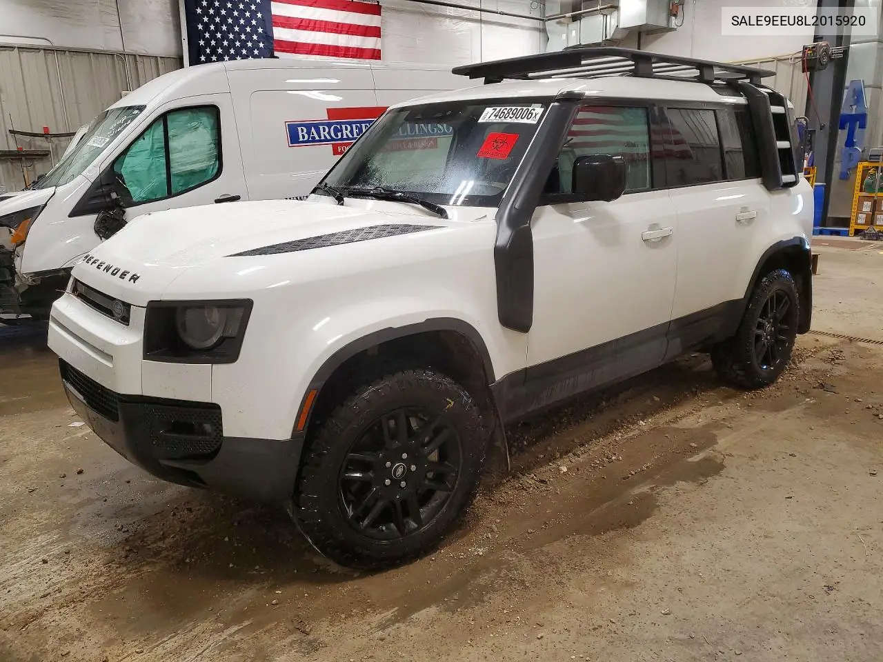 LAND ROVER DEFENDER 2020, VIN SALE9EEU8L2015920