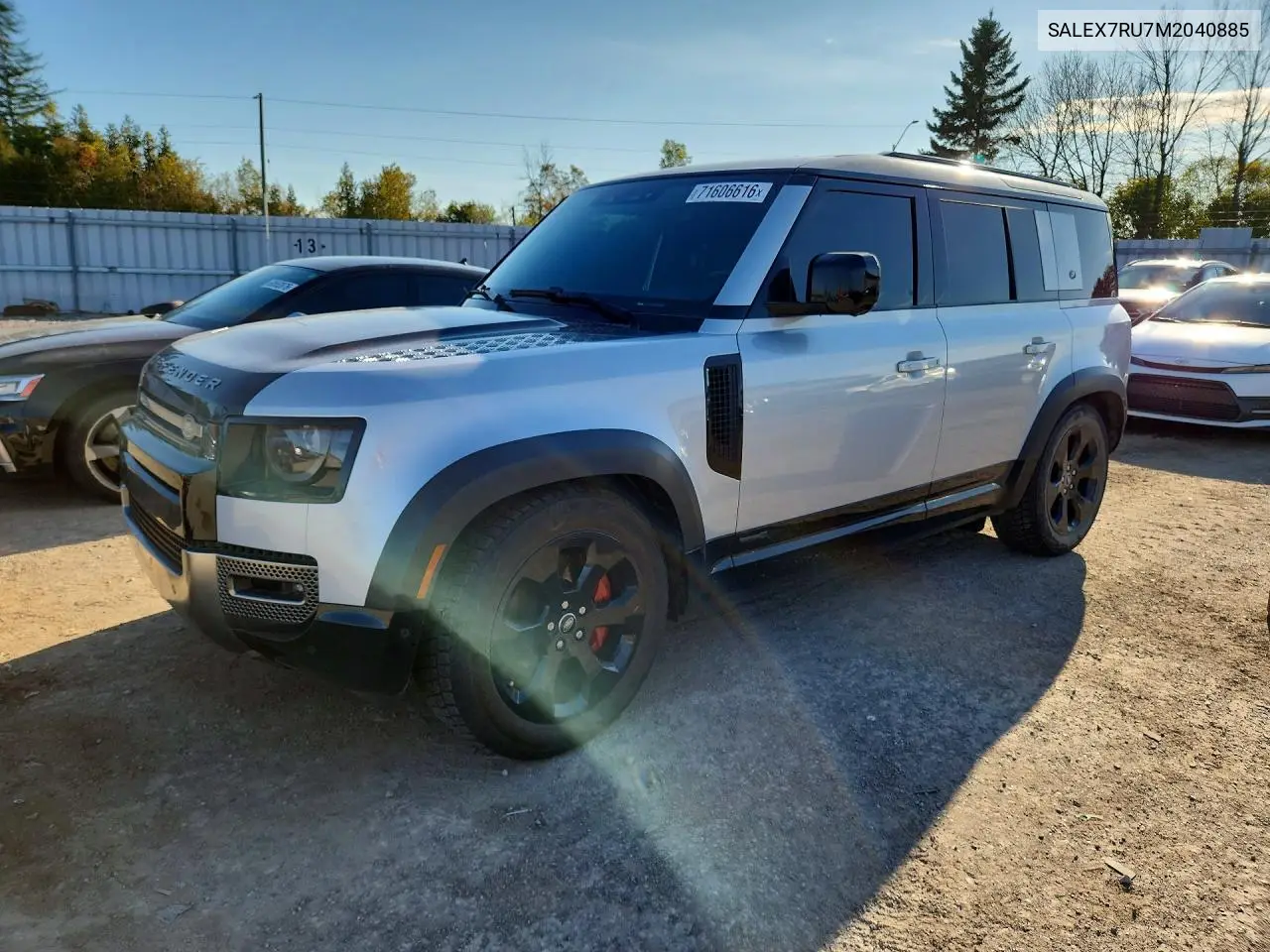 LAND ROVER DEFENDER 2021, VIN SALEX7RU7M2040885