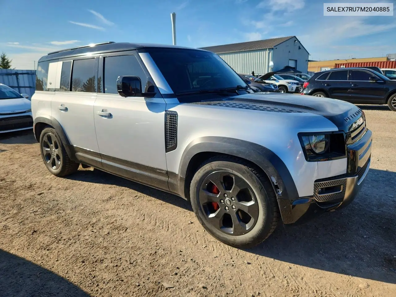 2021 LAND ROVER DEFENDER VIN SALEX7RU7M2040885 — фото 4
