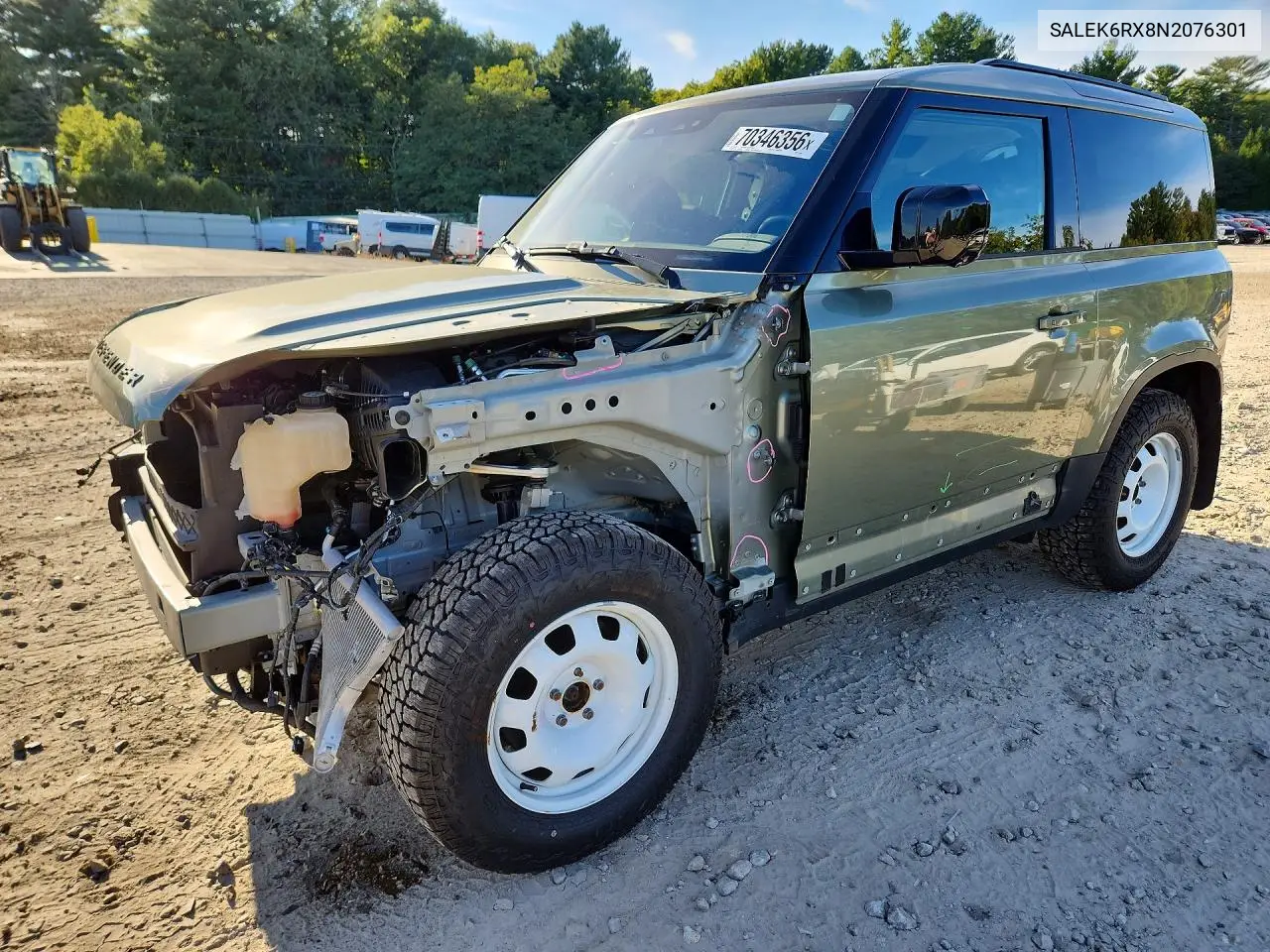 LAND ROVER DEFENDER 2022, VIN SALEK6RX8N2076301