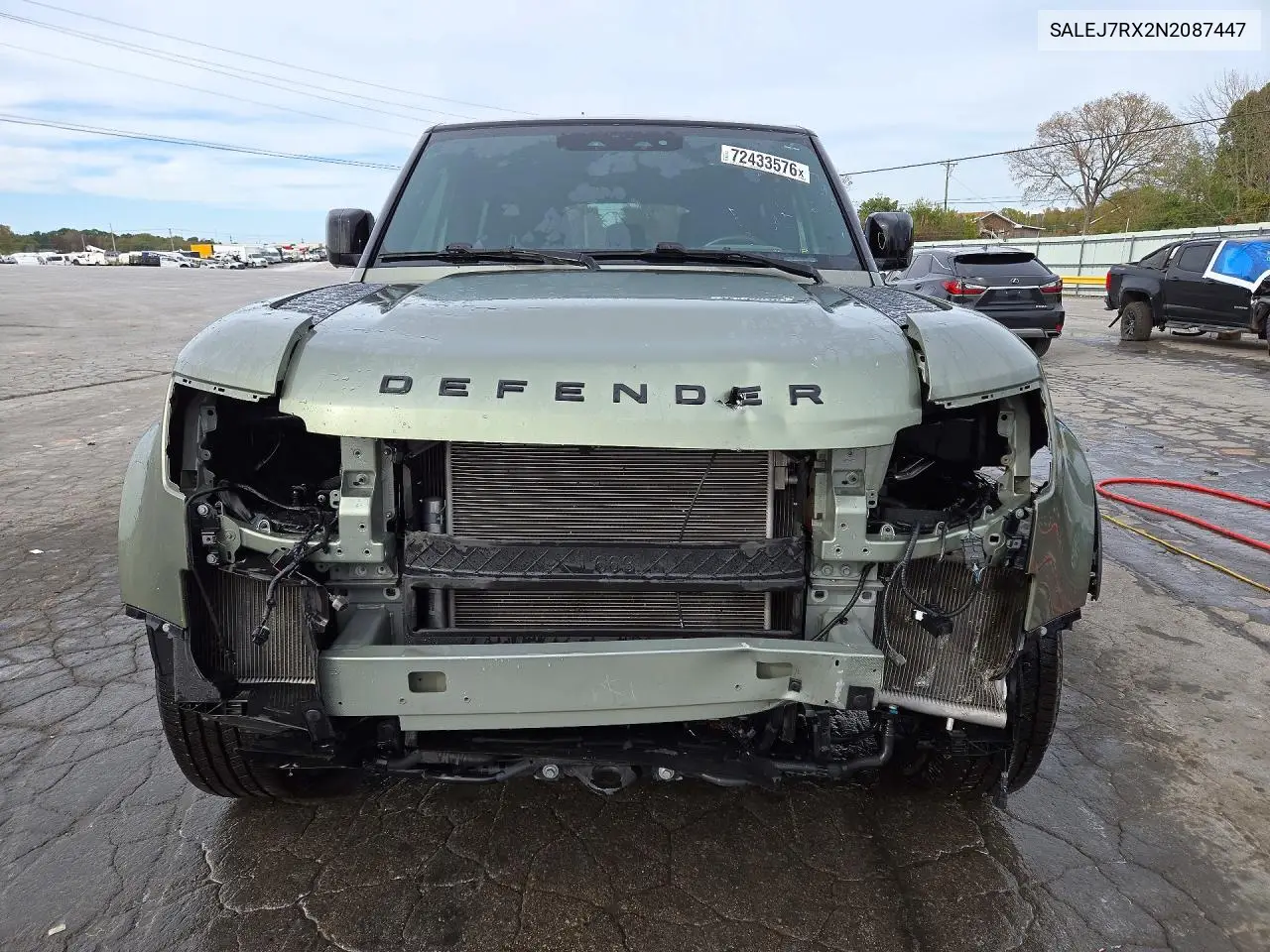 2022 LAND ROVER DEFENDER VIN SALEJ7RX2N2087447 — фото 5