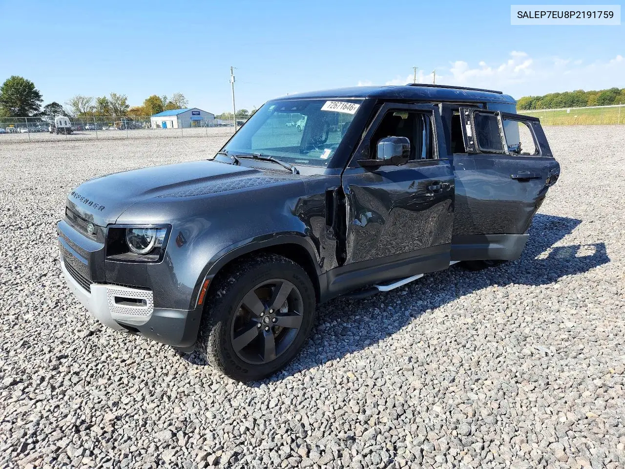 LAND ROVER DEFENDER 2023, VIN SALEP7EU8P2191759