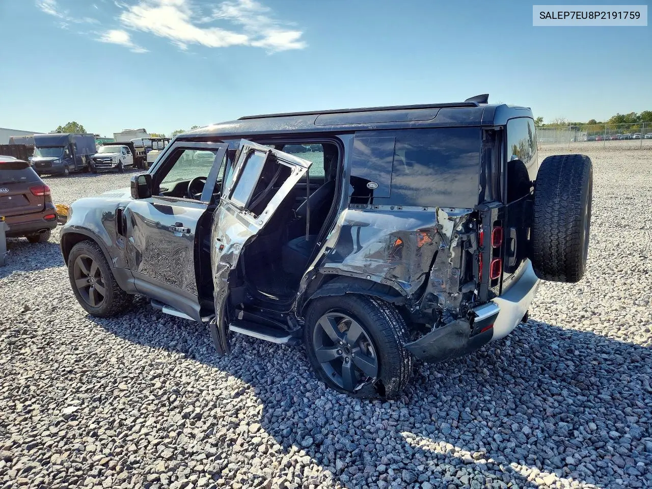 2023 LAND ROVER DEFENDER VIN SALEP7EU8P2191759 — фото 2