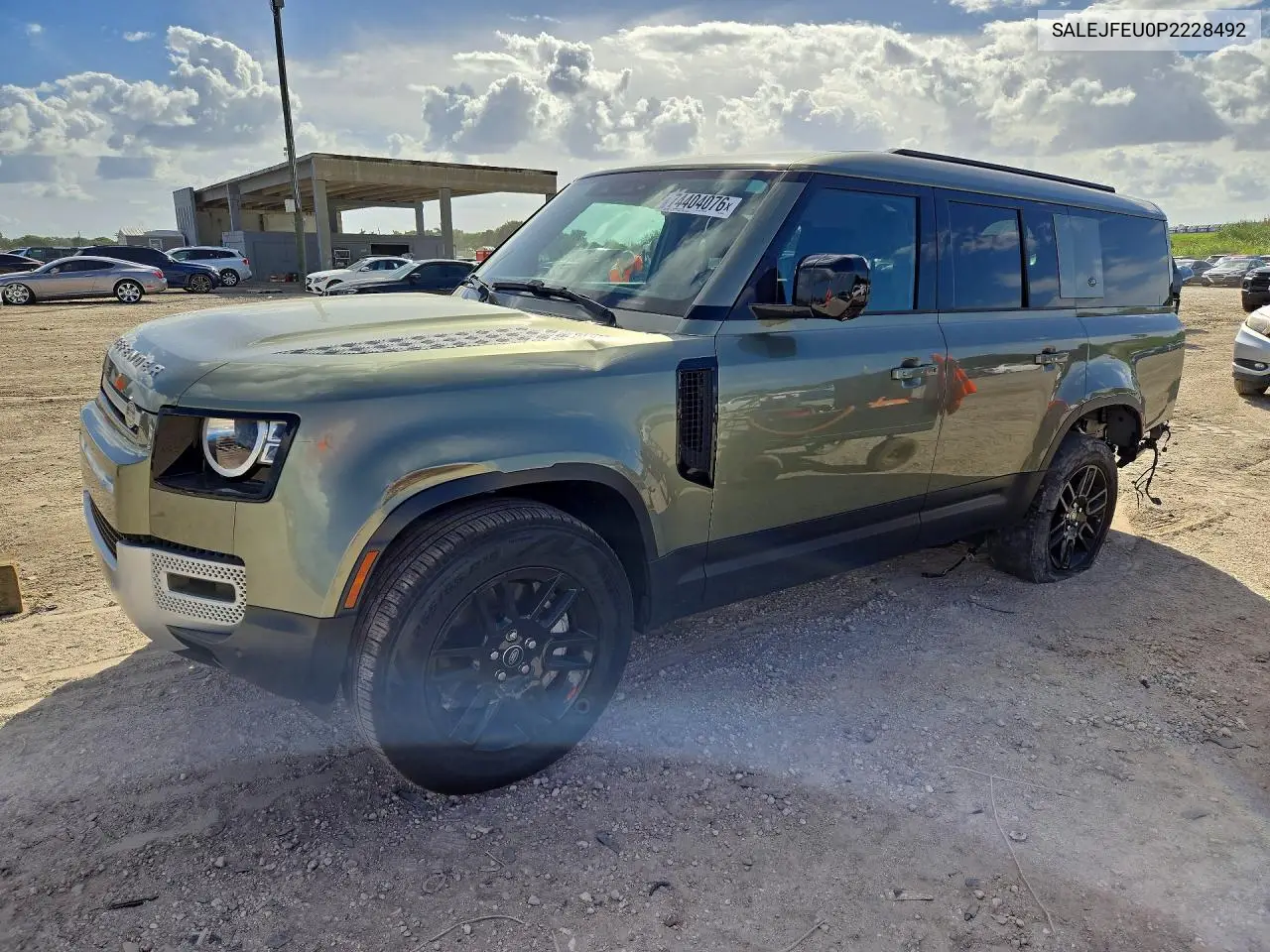 LAND ROVER DEFENDER 2023, VIN SALEJFEU0P2228492