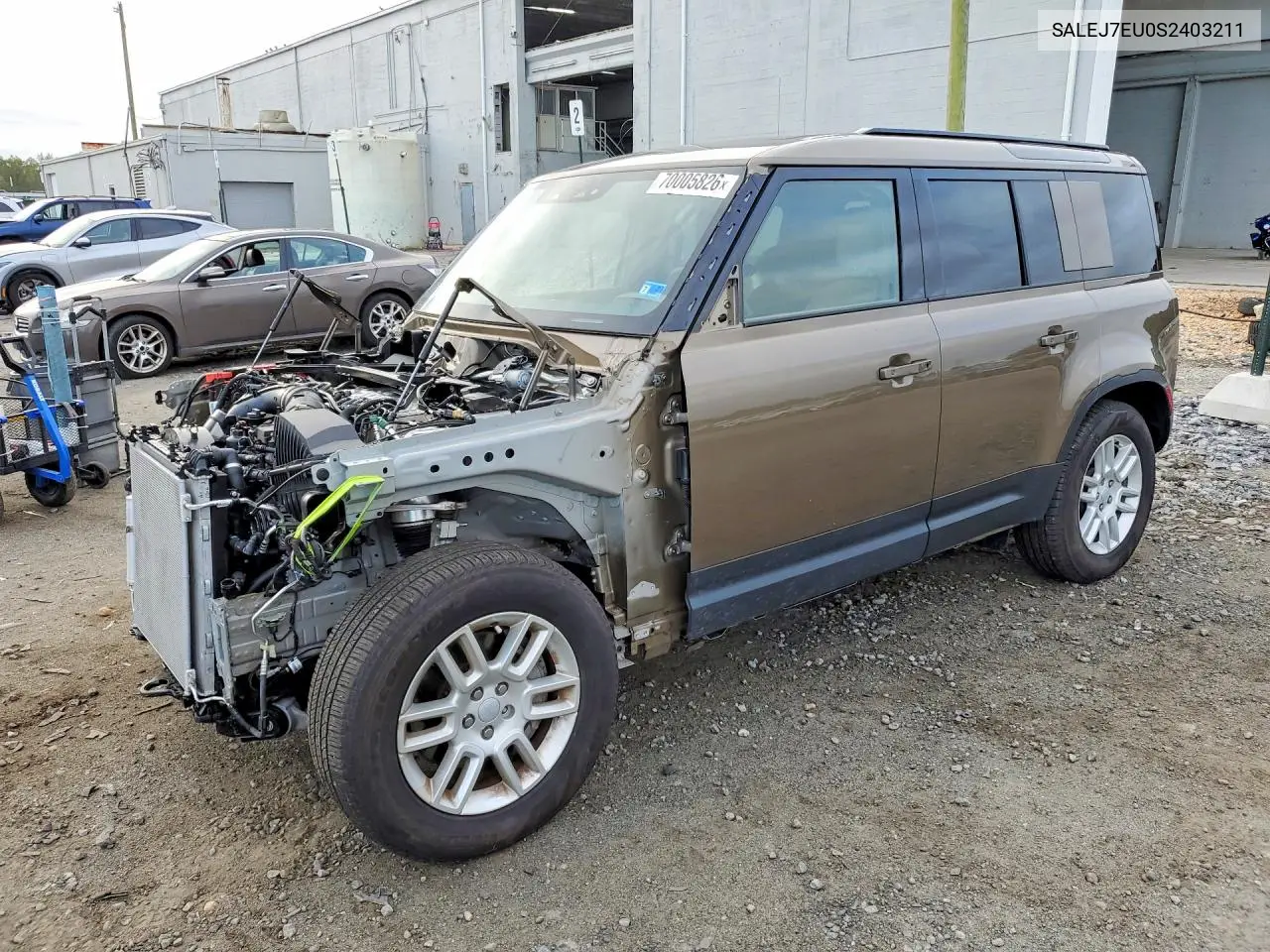 LAND ROVER DEFENDER 2025, VIN SALEJ7EU0S2403211