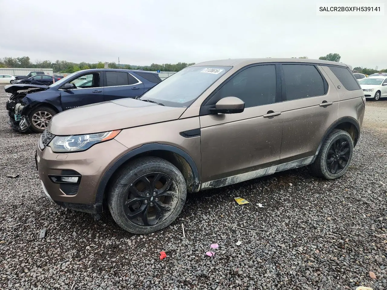 LAND ROVER DISCOVERY SPORT 2015, VIN SALCR2BGXFH539141