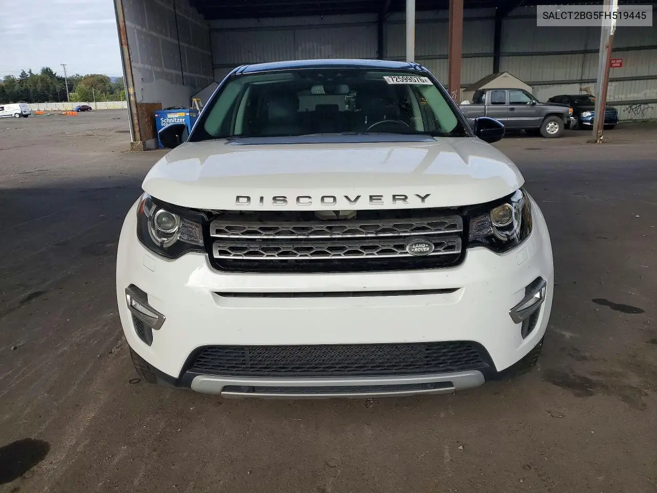 2015 LAND ROVER DISCOVERY SPORT VIN SALCT2BG5FH519445 — фото 5