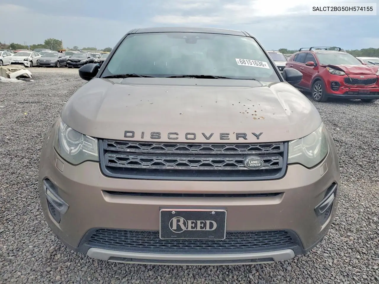 2016 LAND ROVER DISCOVERY SPORT VIN SALCT2BG5GH574155 — фото 5