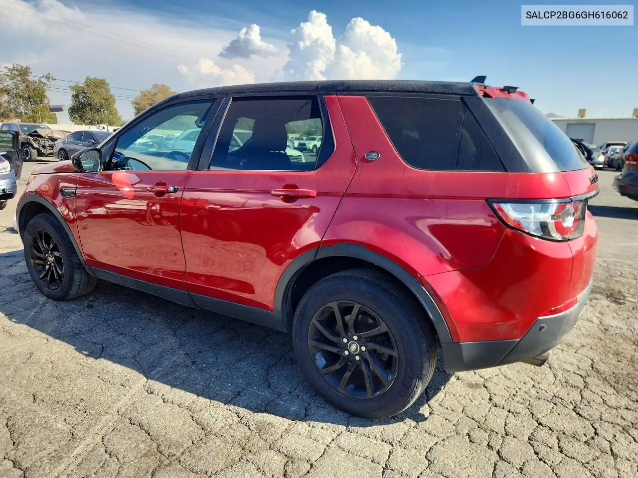 2016 LAND ROVER DISCOVERY SPORT VIN SALCP2BG6GH616062 — фото 2