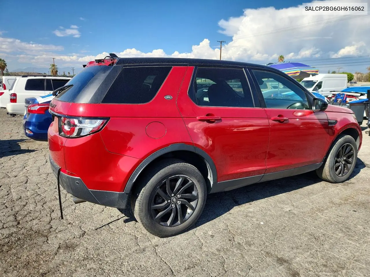 2016 LAND ROVER DISCOVERY SPORT VIN SALCP2BG6GH616062 — фото 3
