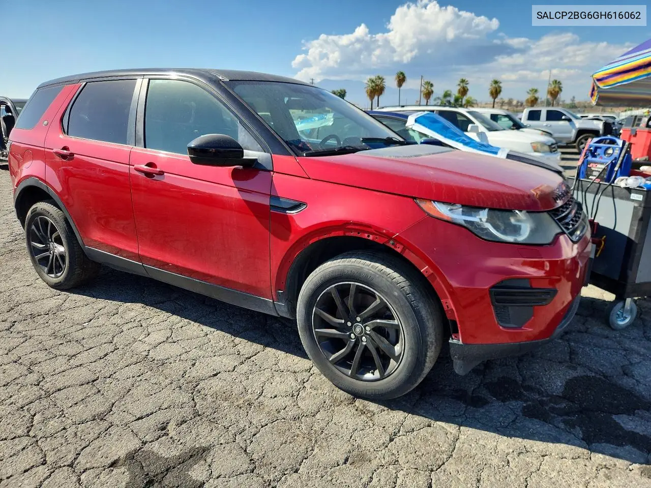 2016 LAND ROVER DISCOVERY SPORT VIN SALCP2BG6GH616062 — фото 4
