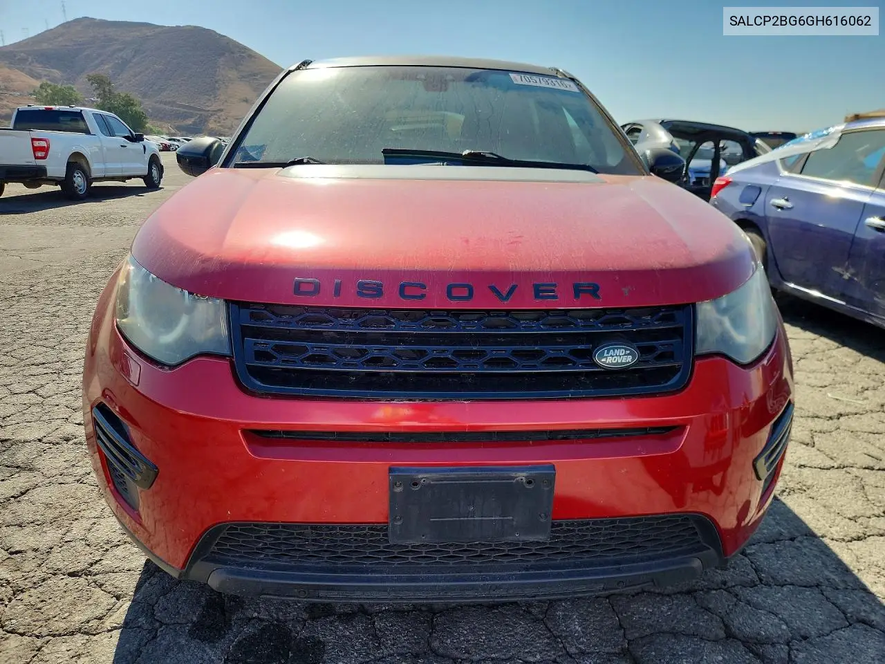 2016 LAND ROVER DISCOVERY SPORT VIN SALCP2BG6GH616062 — фото 5