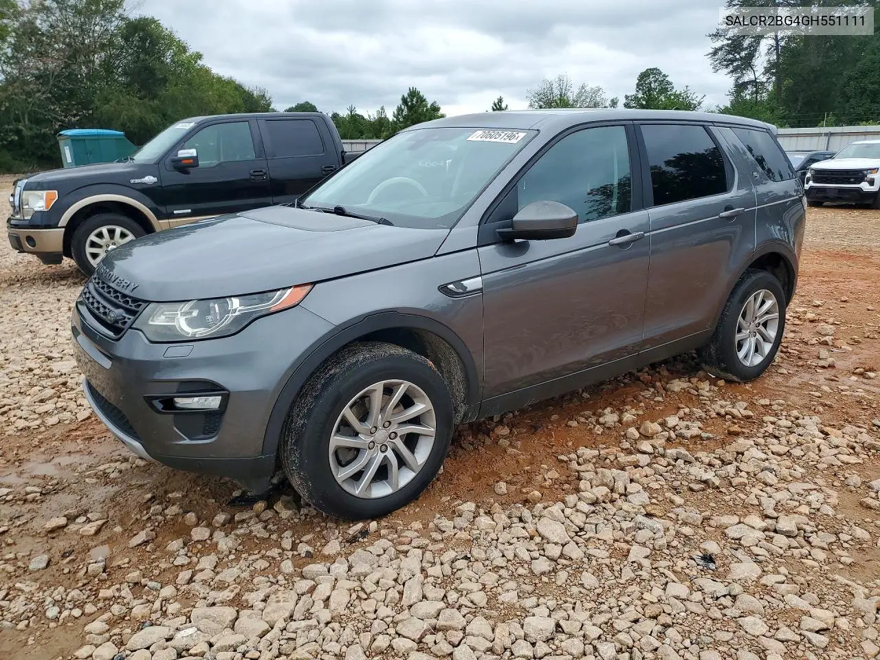 LAND ROVER DISCOVERY SPORT 2016, VIN SALCR2BG4GH551111