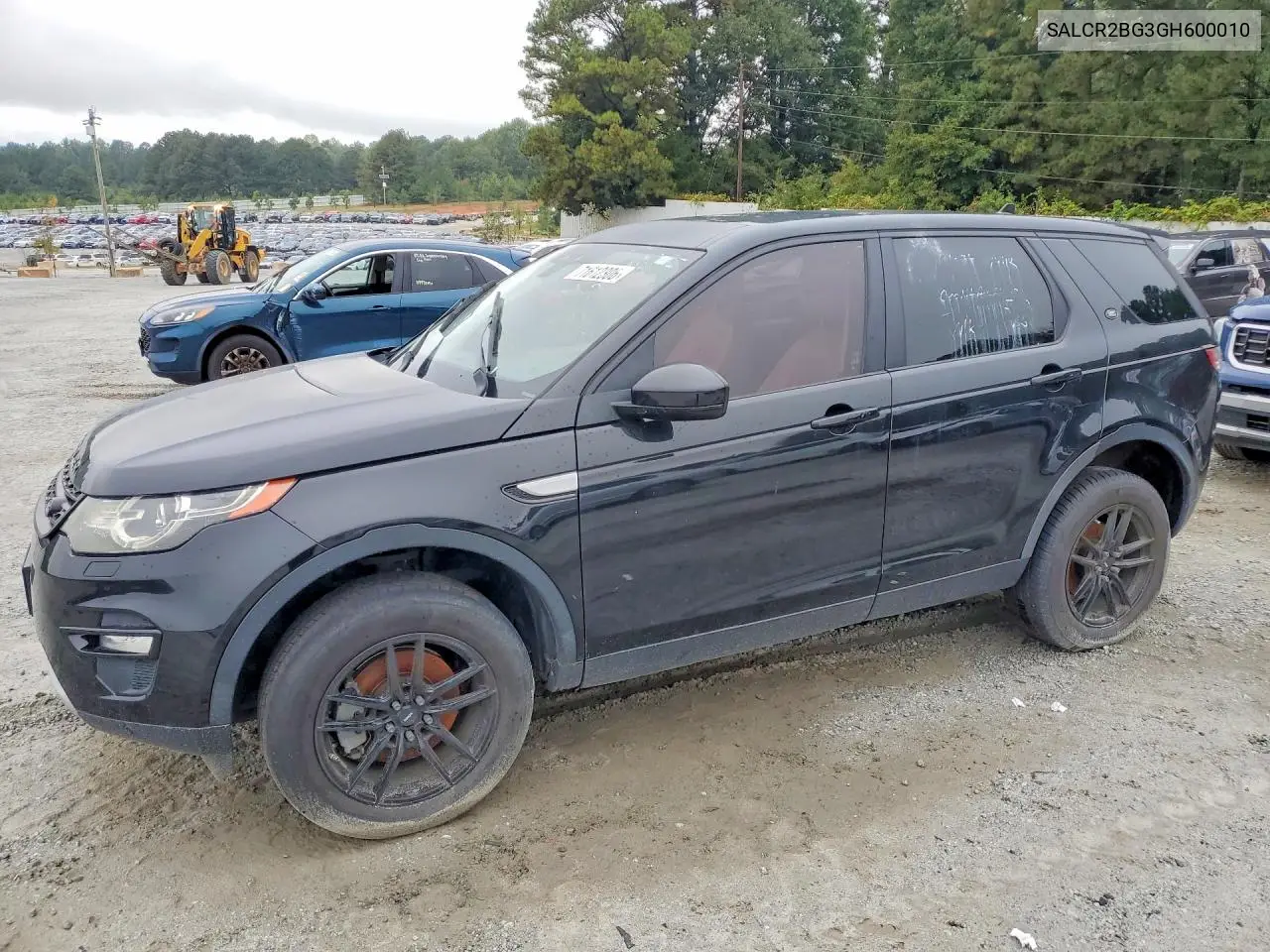 LAND ROVER DISCOVERY SPORT 2016, VIN SALCR2BG3GH600010