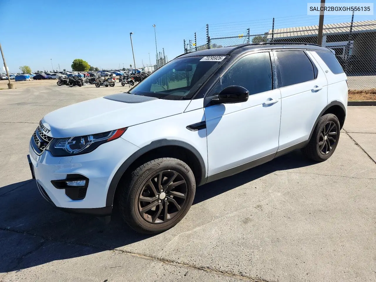 LAND ROVER DISCOVERY SPORT 2016, VIN SALCR2BGXGH556135