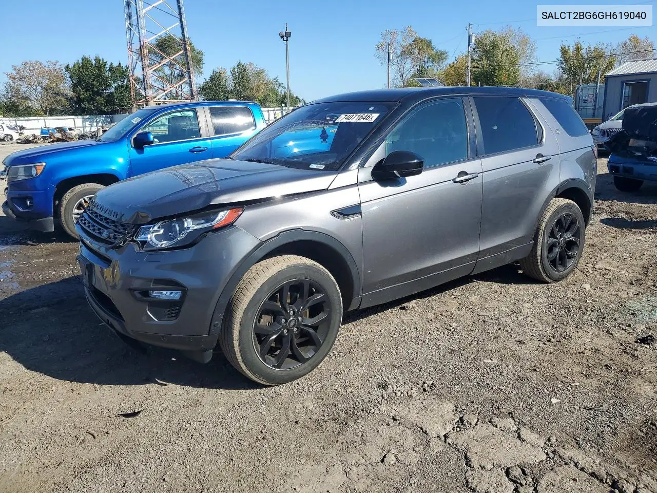 LAND ROVER DISCOVERY SPORT 2016, VIN SALCT2BG6GH619040