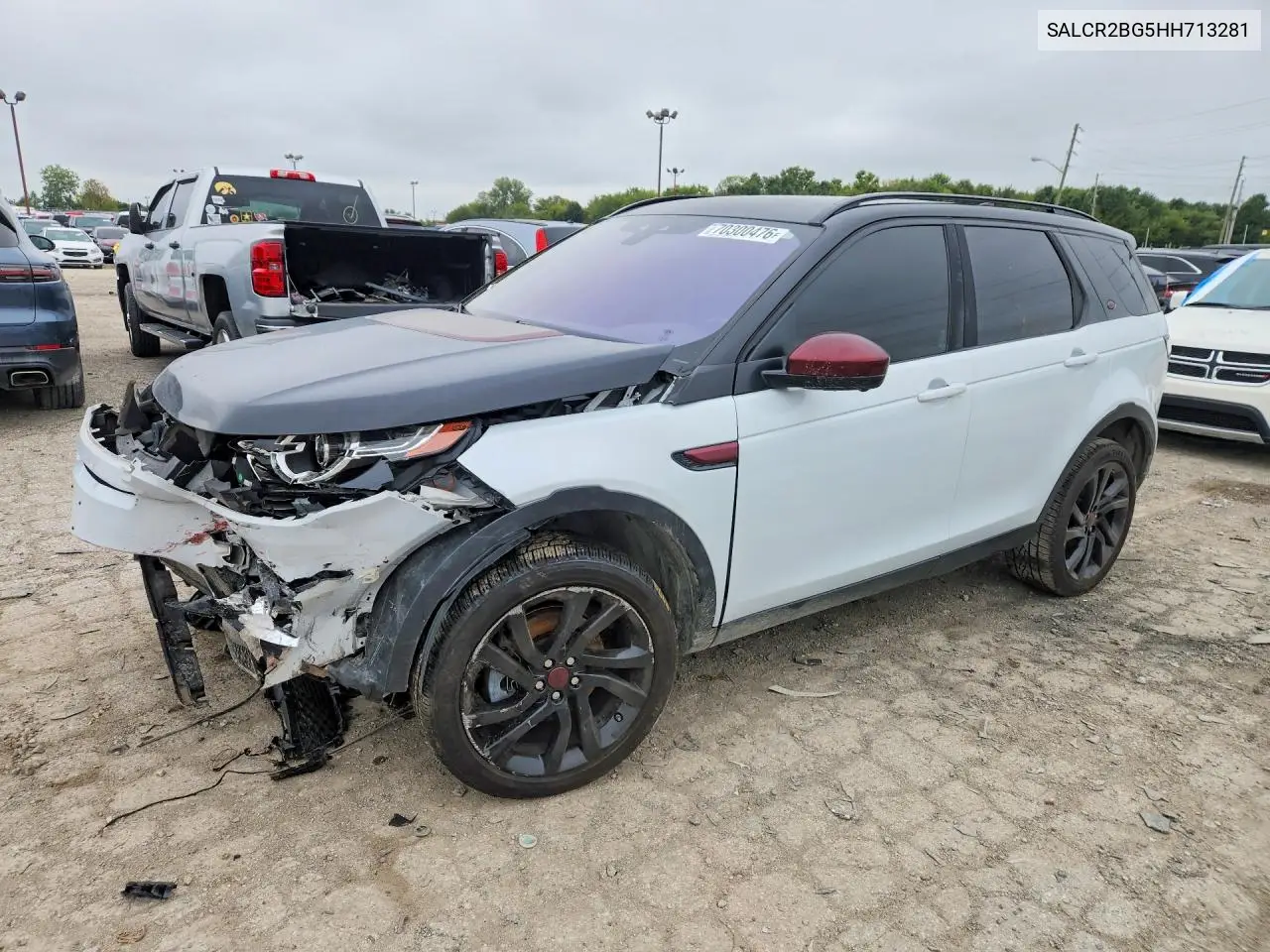 LAND ROVER DISCOVERY SPORT 2017, VIN SALCR2BG5HH713281
