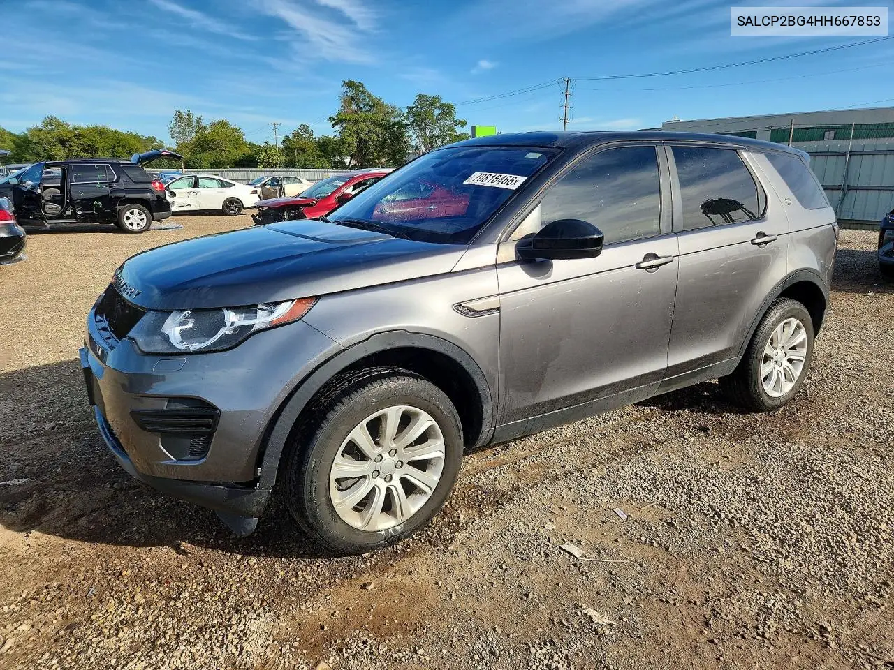 LAND ROVER DISCOVERY SPORT 2017, VIN SALCP2BG4HH667853