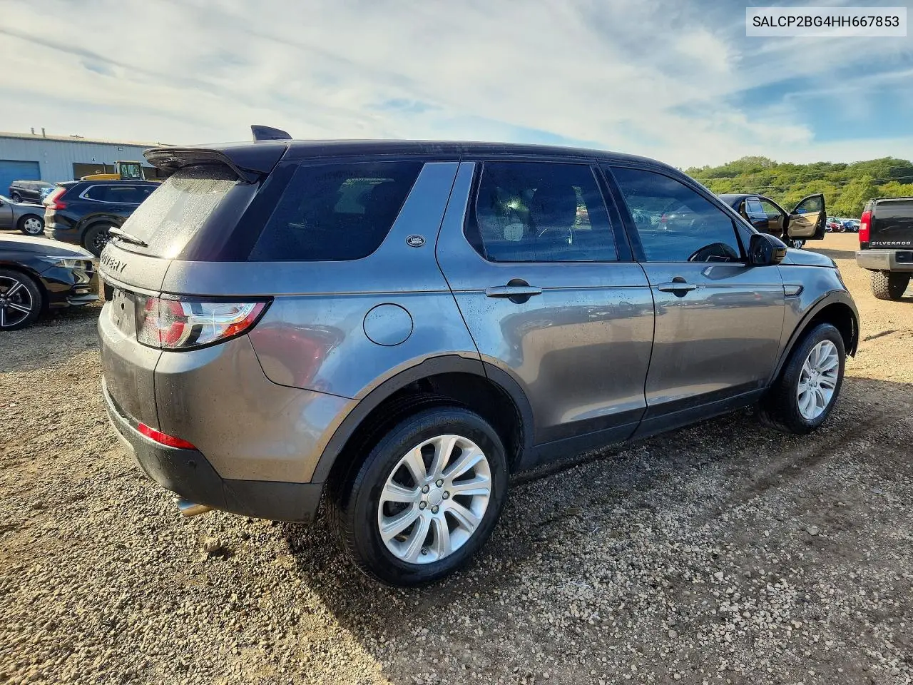 2017 LAND ROVER DISCOVERY SPORT VIN SALCP2BG4HH667853 — фото 3