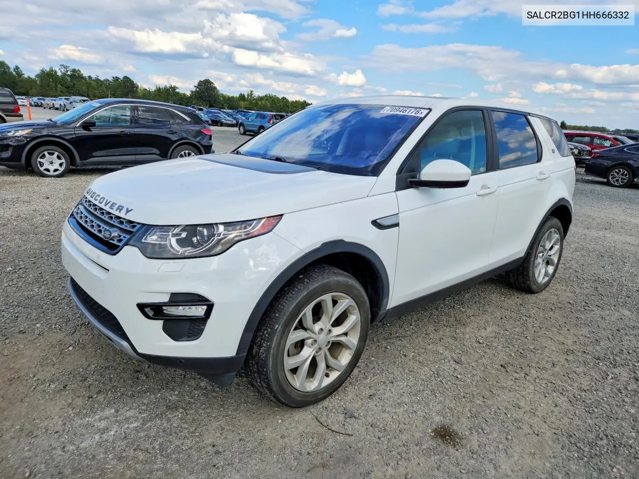 LAND ROVER DISCOVERY SPORT 2017, VIN SALCR2BG1HH666332