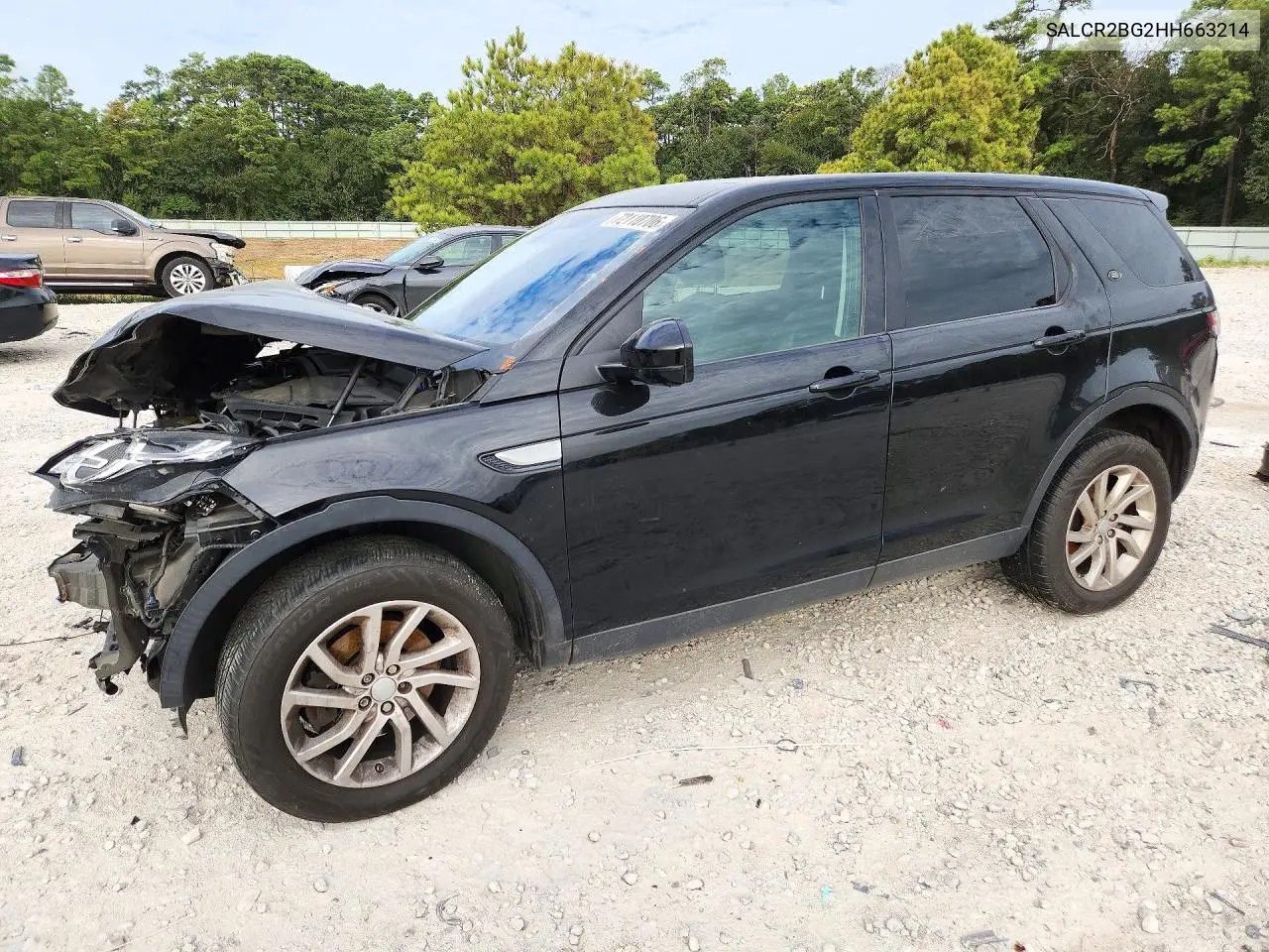 LAND ROVER DISCOVERY SPORT 2017, VIN SALCR2BG2HH663214