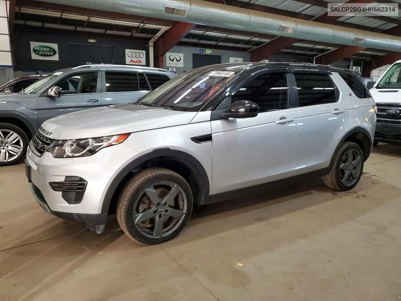 LAND ROVER DISCOVERY SPORT 2017, VIN SALCP2BG4HH662314