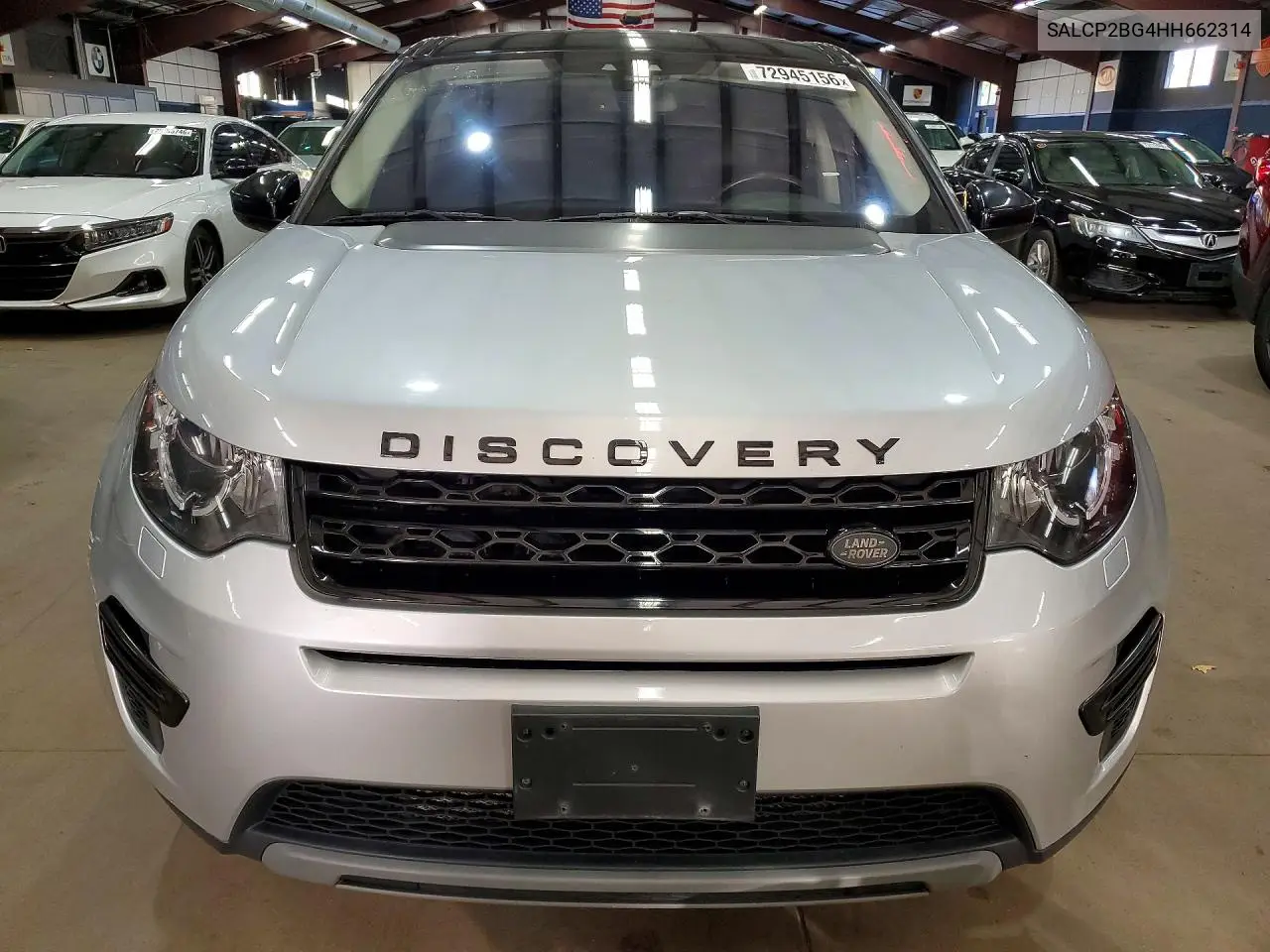 2017 LAND ROVER DISCOVERY SPORT VIN SALCP2BG4HH662314 — фото 5