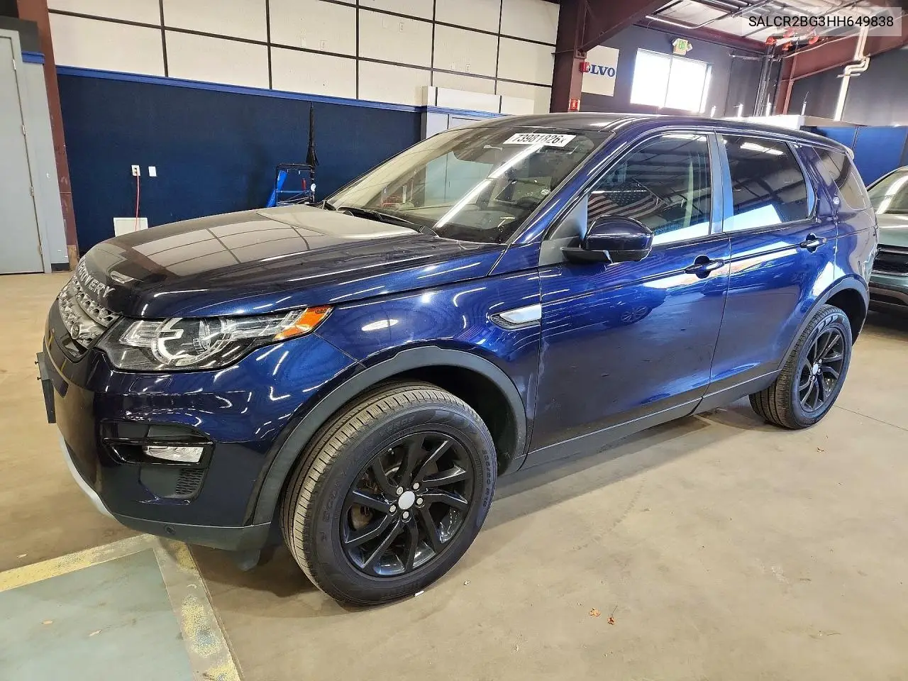 LAND ROVER DISCOVERY SPORT 2017, VIN SALCR2BG3HH649838