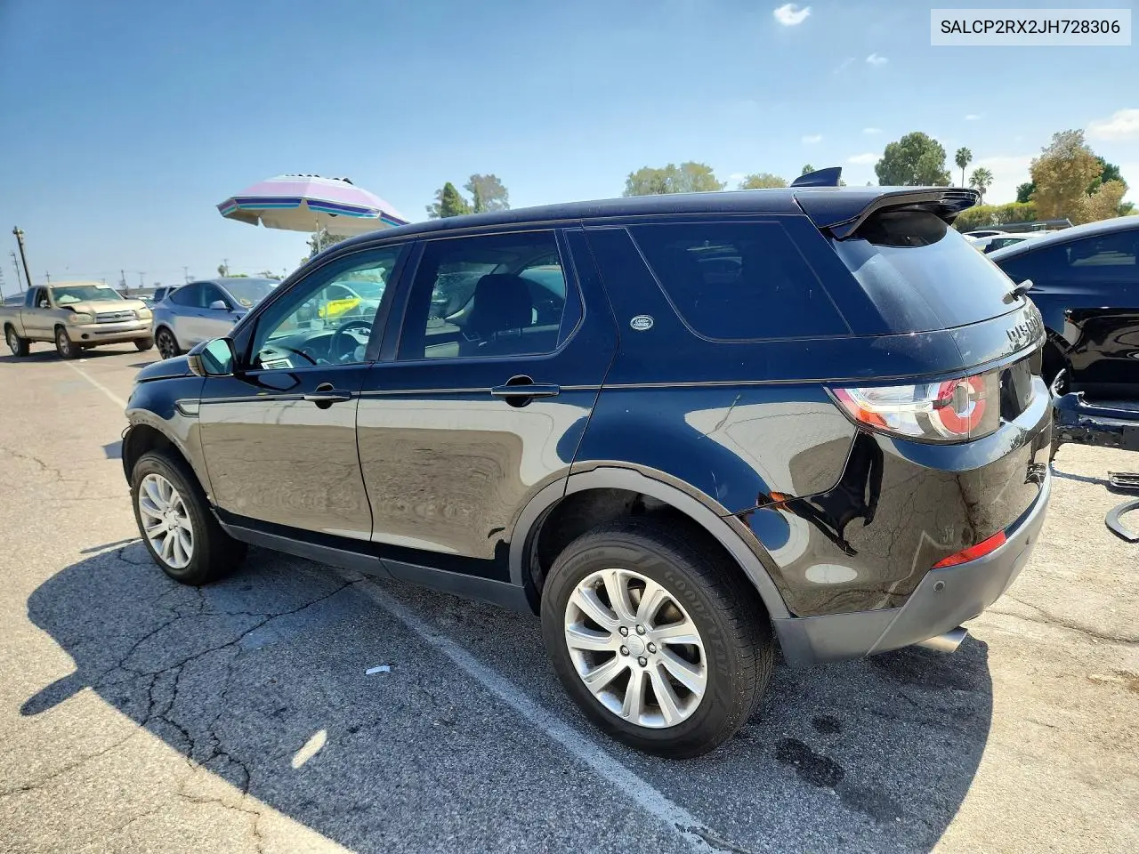 2018 LAND ROVER DISCOVERY SPORT VIN SALCP2RX2JH728306 — фото 2