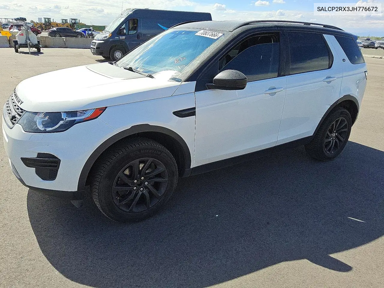 LAND ROVER DISCOVERY SPORT 2018, VIN SALCP2RX3JH776672