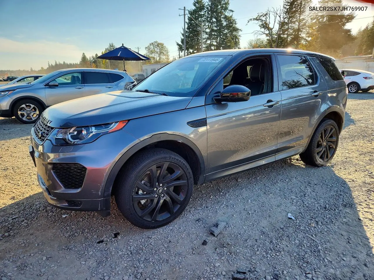 LAND ROVER DISCOVERY SPORT 2018, VIN SALCR2SX7JH769907