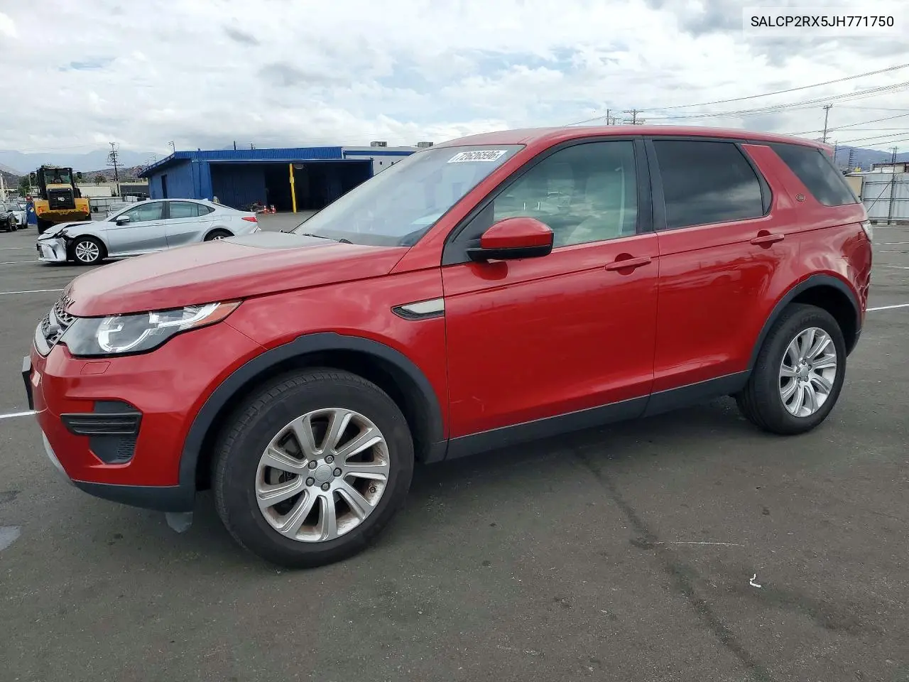 LAND ROVER DISCOVERY SPORT 2018, VIN SALCP2RX5JH771750