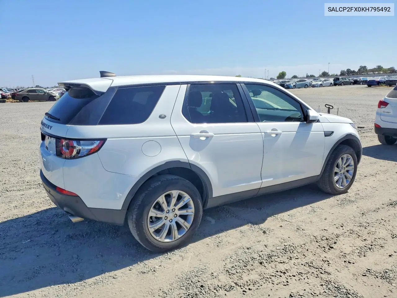 2019 LAND ROVER DISCOVERY SPORT VIN SALCP2FX0KH795492 — фото 3
