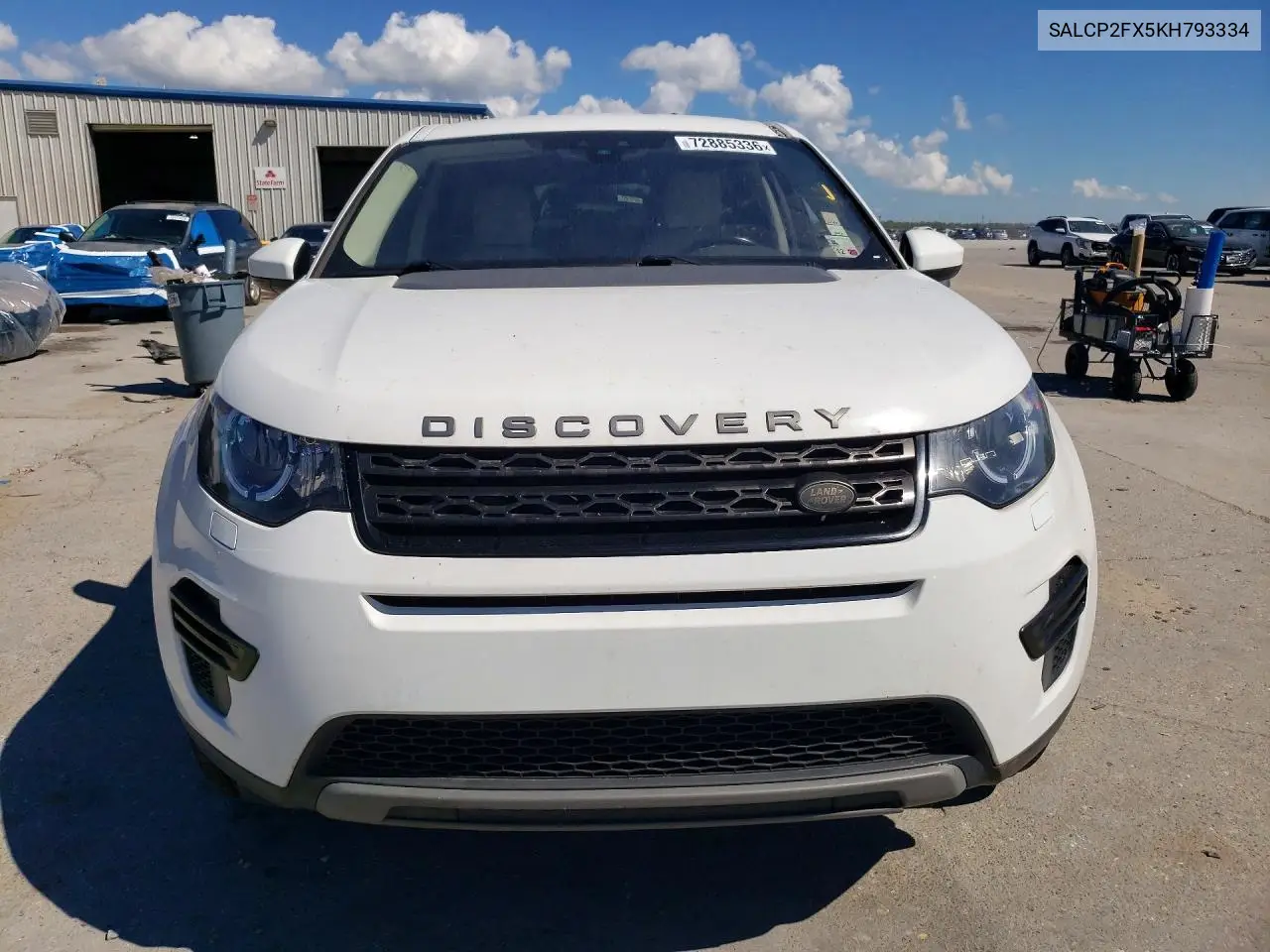 LAND ROVER DISCOVERY SPORT 2019, VIN SALCP2FX5KH793334