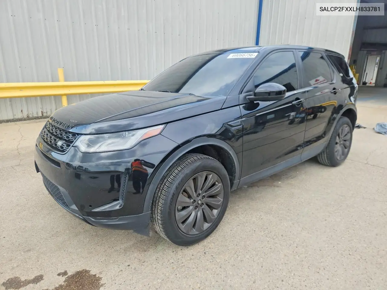 LAND ROVER DISCOVERY SPORT 2020, VIN SALCP2FXXLH833781