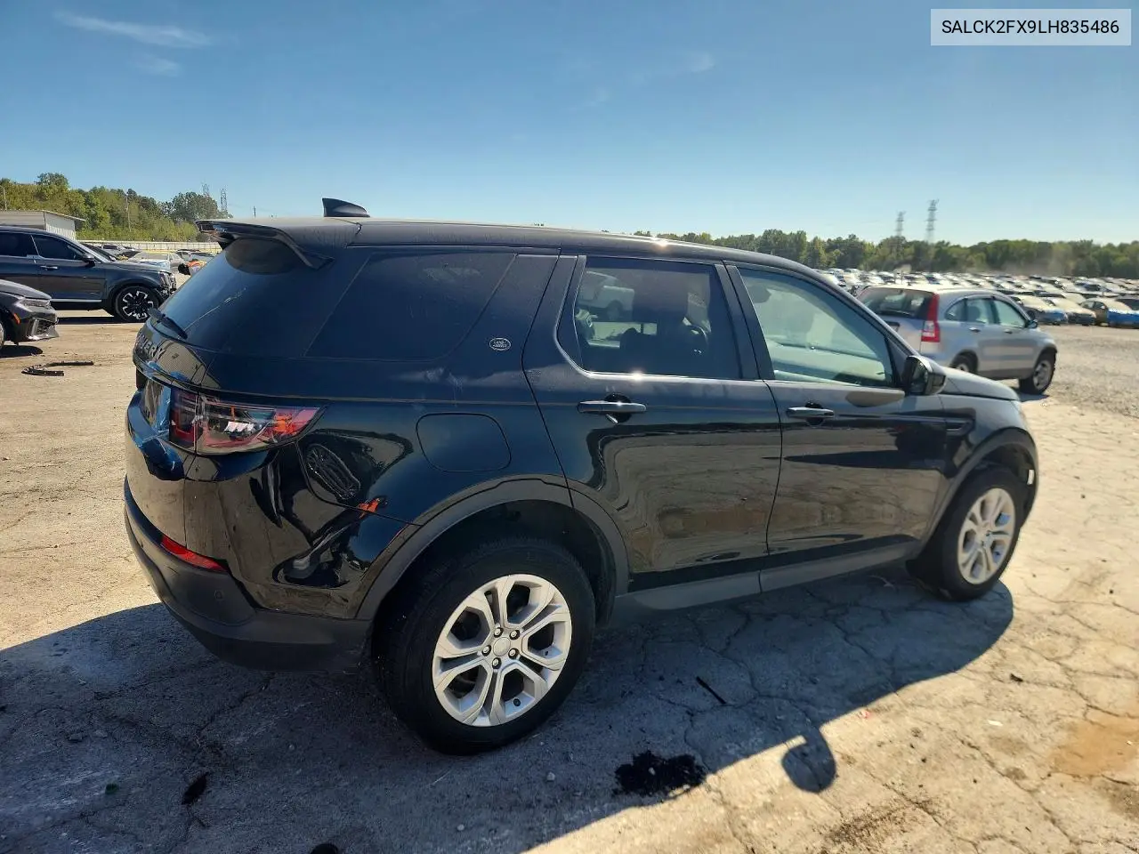 2020 LAND ROVER DISCOVERY SPORT VIN SALCK2FX9LH835486 — фото 3