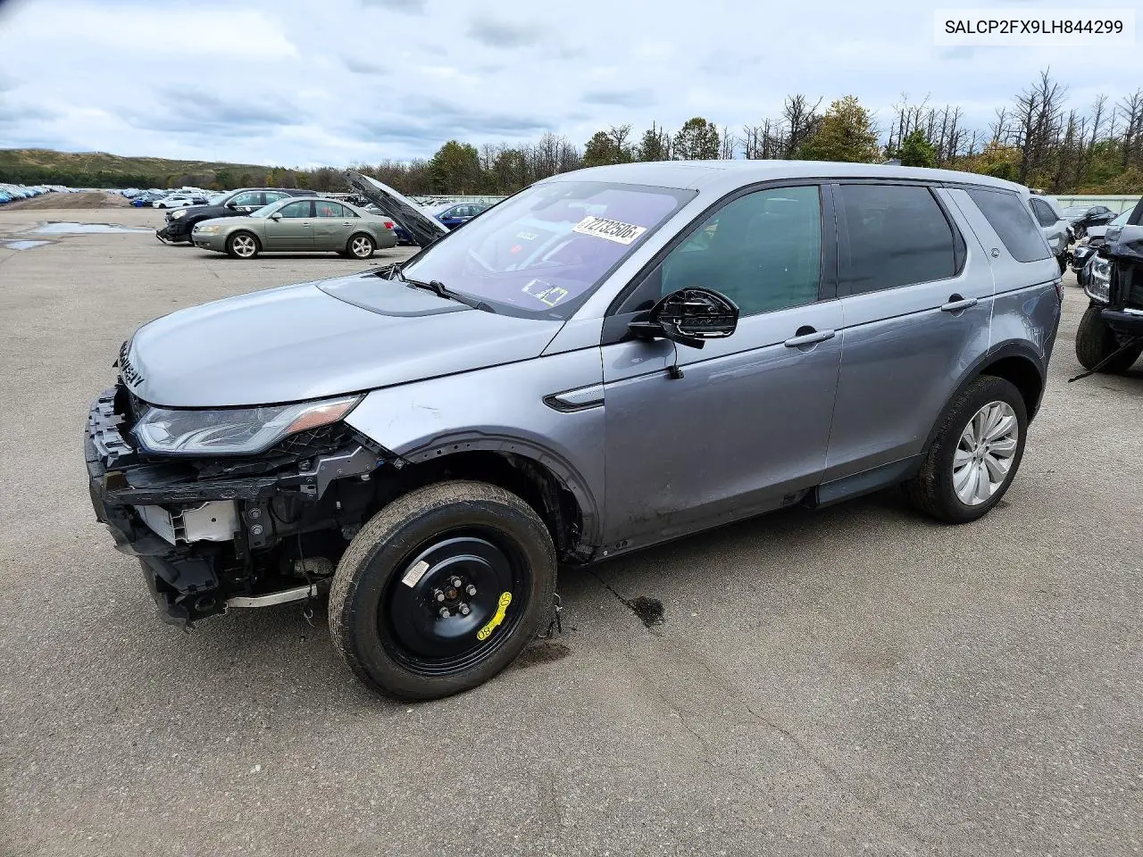 LAND ROVER DISCOVERY SPORT 2020, VIN SALCP2FX9LH844299