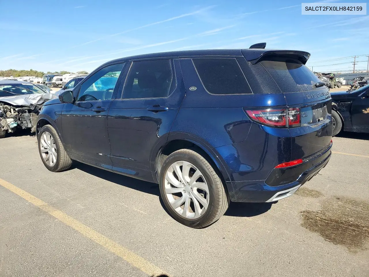 2020 LAND ROVER DISCOVERY SPORT VIN SALCT2FX0LH842159 — фото 2