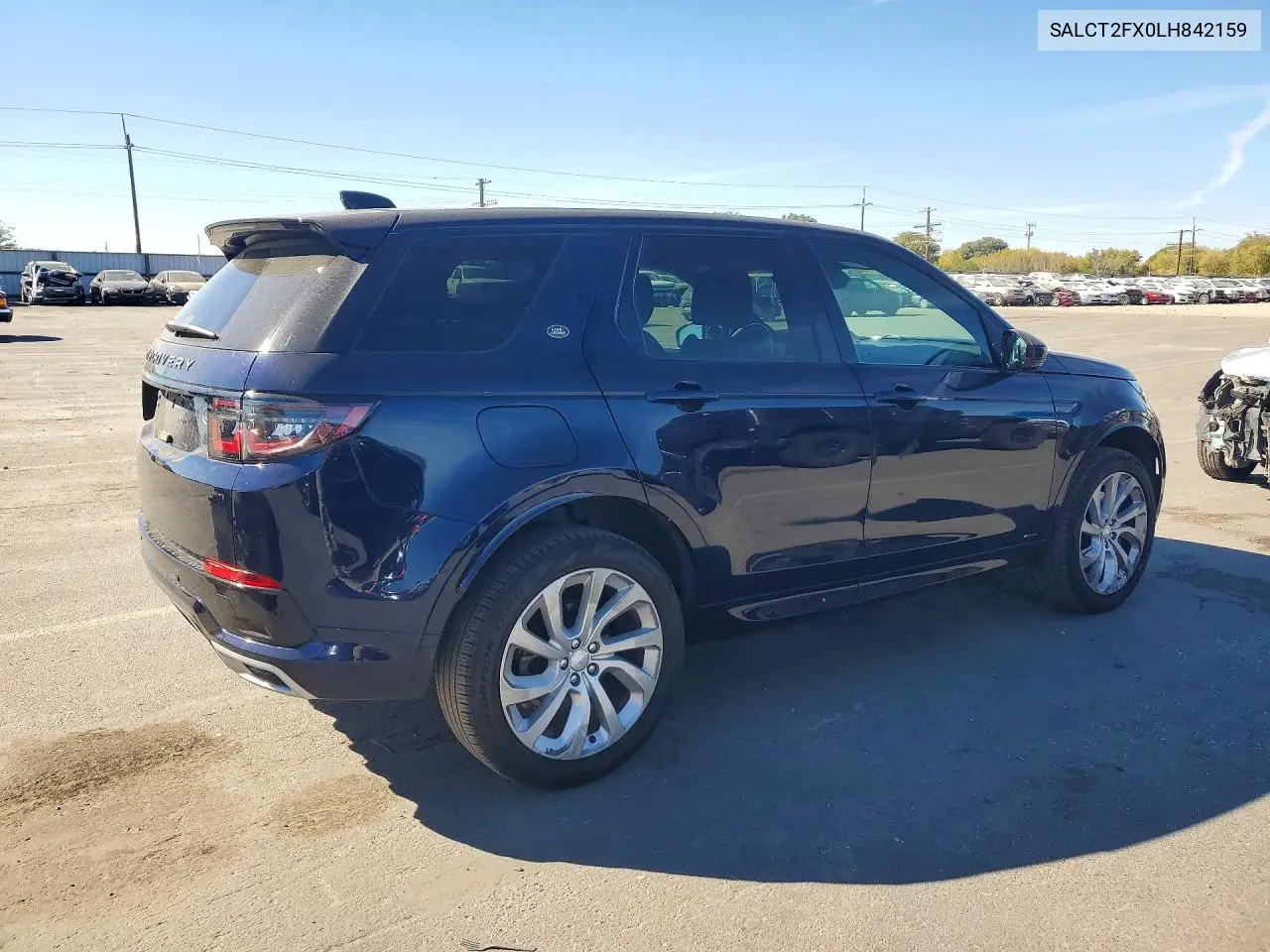 2020 LAND ROVER DISCOVERY SPORT VIN SALCT2FX0LH842159 — фото 3