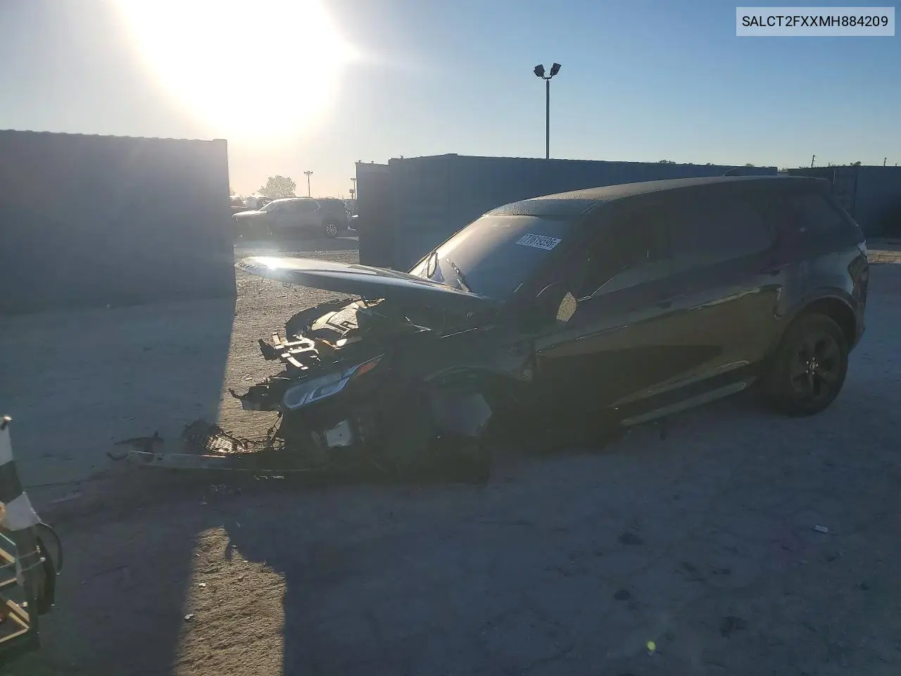 LAND ROVER DISCOVERY SPORT 2021, VIN SALCT2FXXMH884209