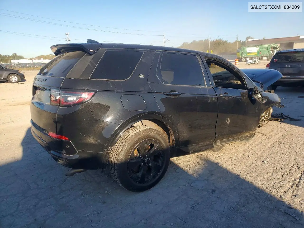 2021 LAND ROVER DISCOVERY SPORT VIN SALCT2FXXMH884209 — фото 3
