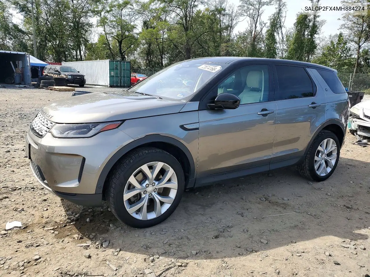 LAND ROVER DISCOVERY SPORT 2021, VIN SALCP2FX4MH884274