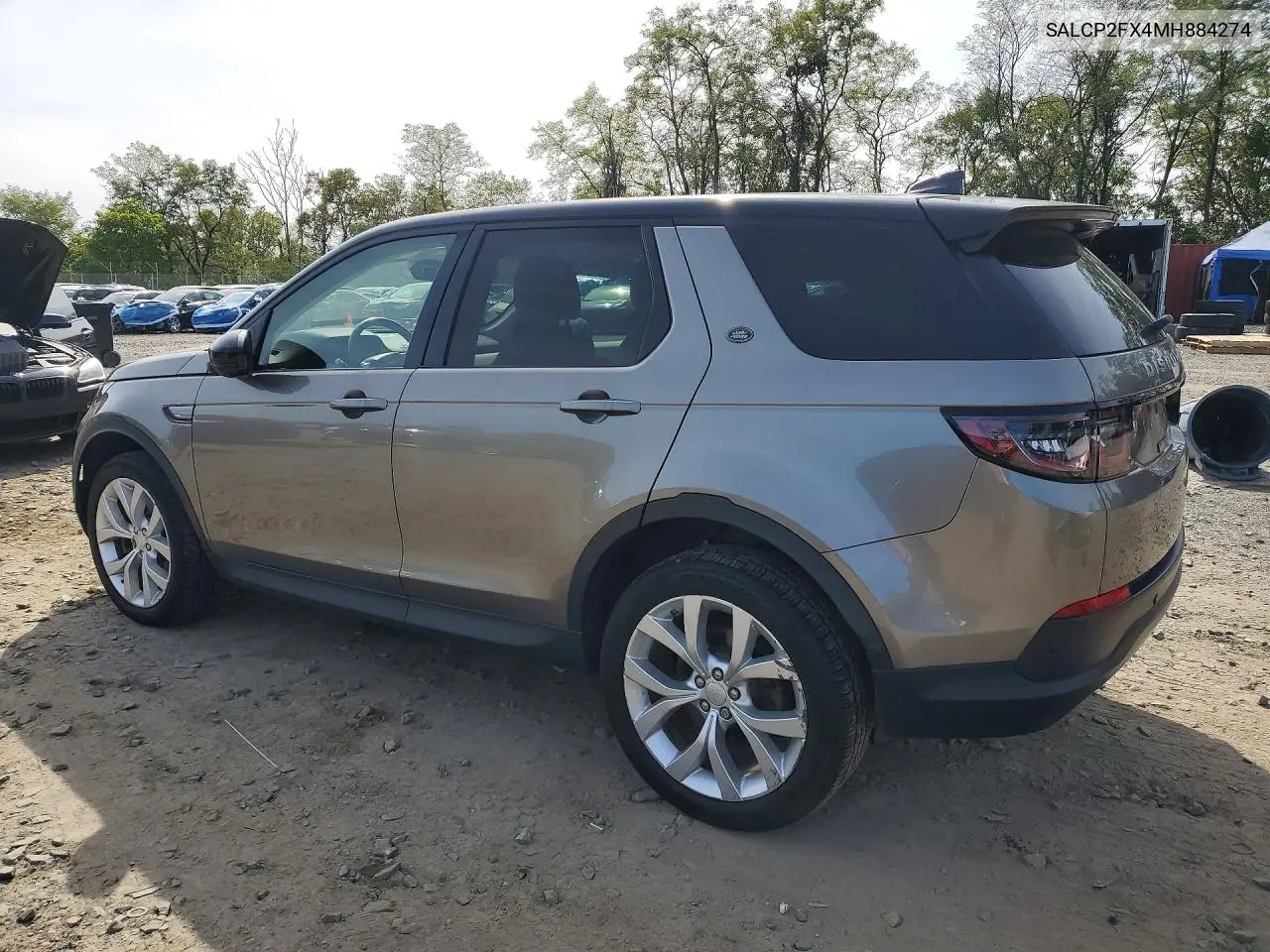2021 LAND ROVER DISCOVERY SPORT VIN SALCP2FX4MH884274 — фото 2