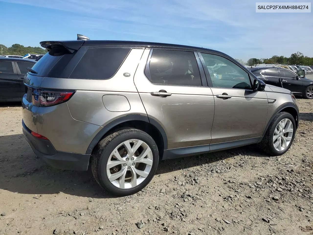 2021 LAND ROVER DISCOVERY SPORT VIN SALCP2FX4MH884274 — фото 3