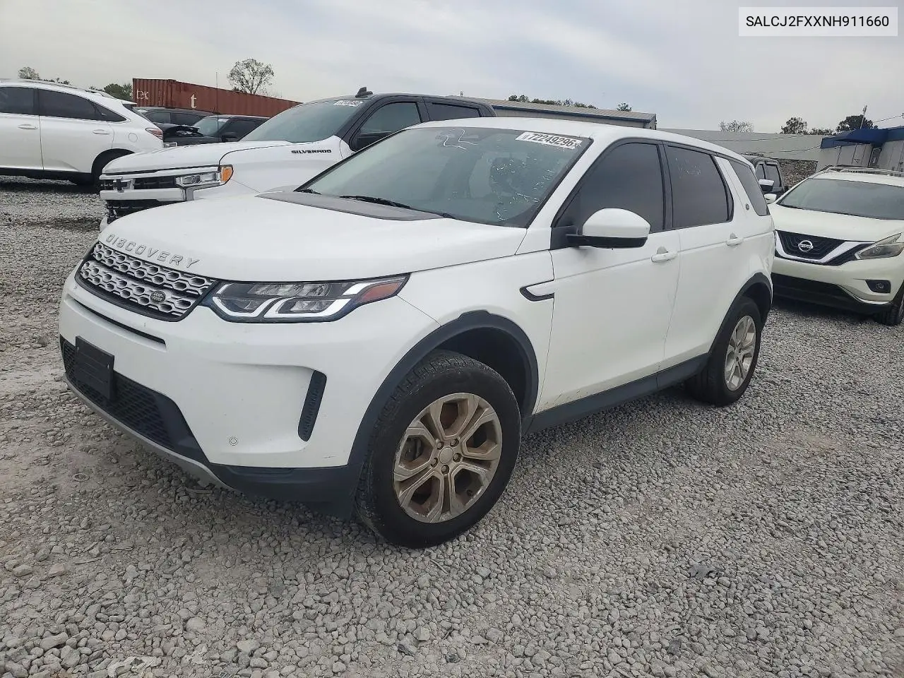 LAND ROVER DISCOVERY SPORT 2022, VIN SALCJ2FXXNH911660
