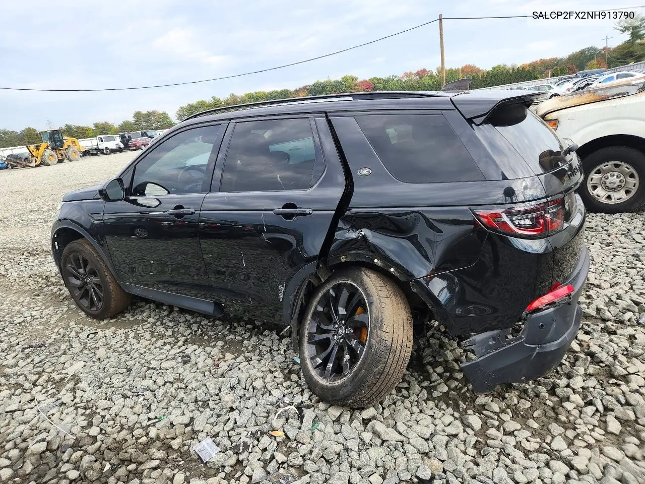 2022 LAND ROVER DISCOVERY SPORT VIN SALCP2FX2NH913790 — фото 2