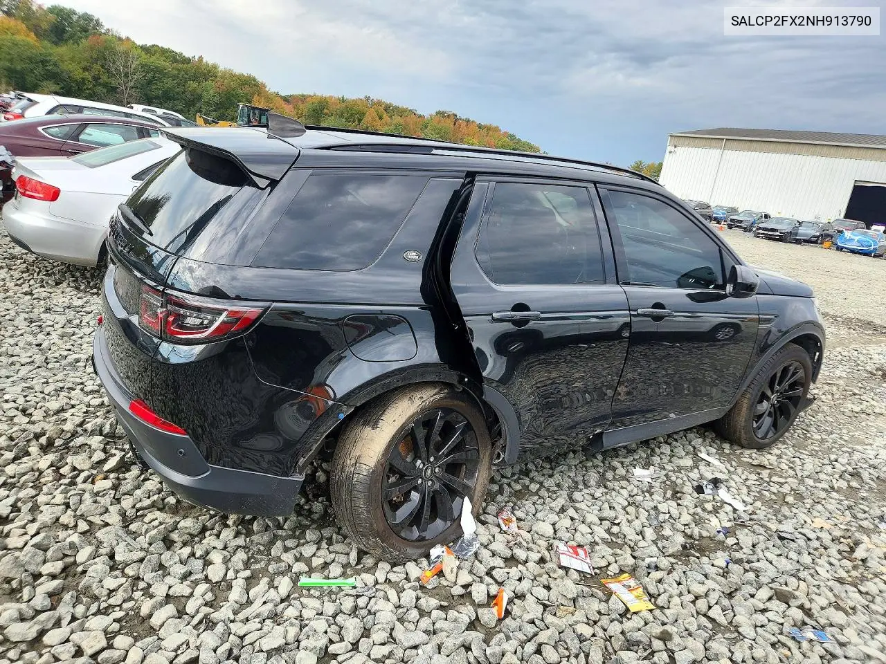 2022 LAND ROVER DISCOVERY SPORT VIN SALCP2FX2NH913790 — фото 3