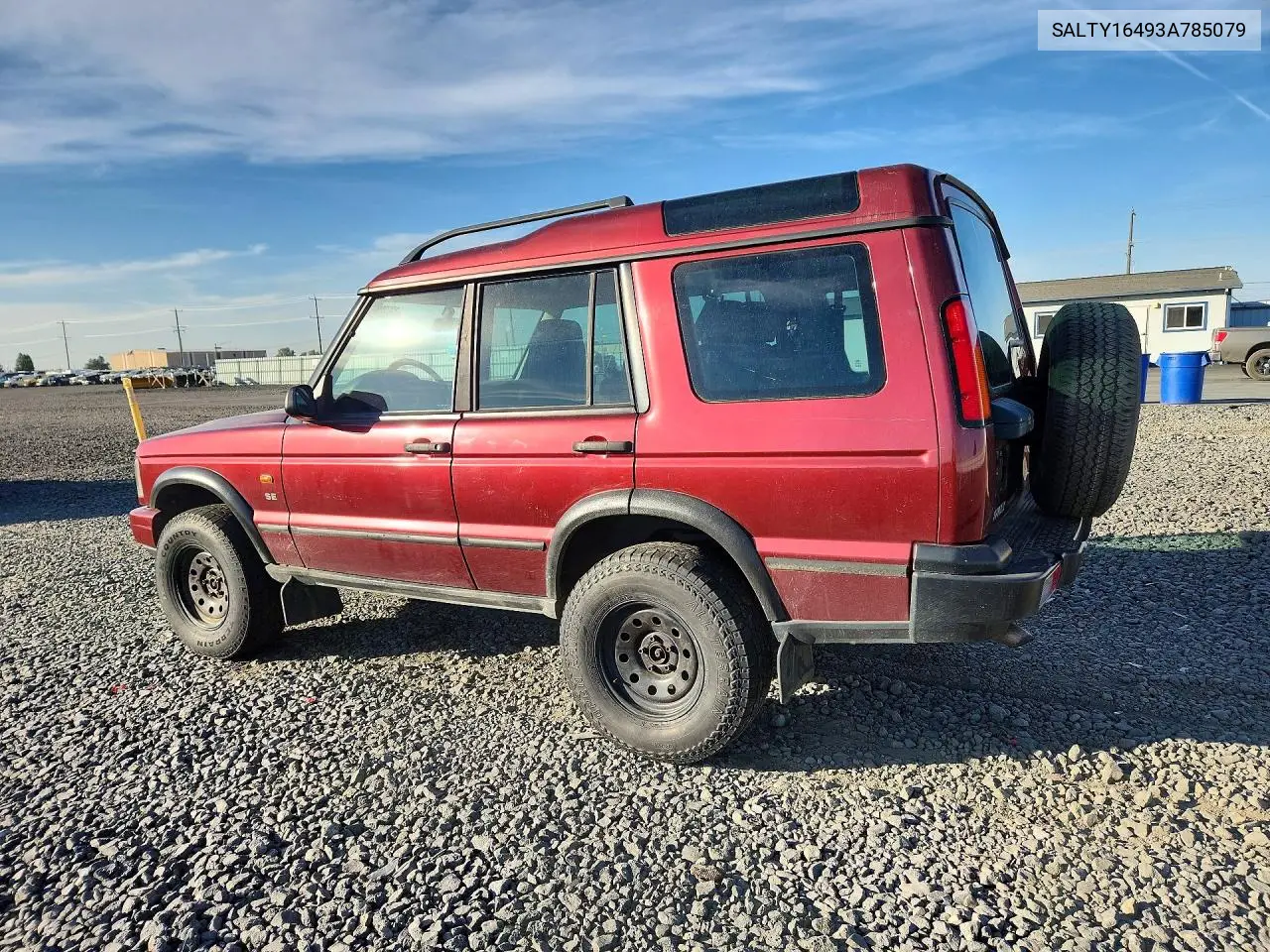 2003 LAND ROVER DISCOVERY VIN SALTY16493A785079 — фото 2